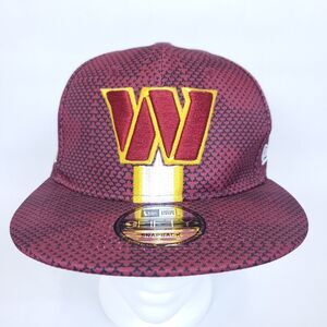 Washington Commanders New Era 9Fifty SnapBack Adjustable Hat, Burgundy